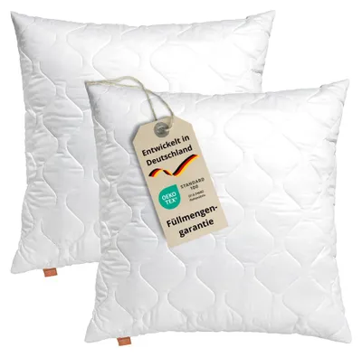 Zdjęcie produktu dla Omgoods - Zestaw 2 dekoracyjnych poduszek 40x40 cm - Komfort dla sofy i łóżka