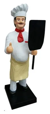 Obrázok produktu pre Koch Figur Statue Skulptur Menütafel Werbeaufsteller Speisekarte Werbefigur