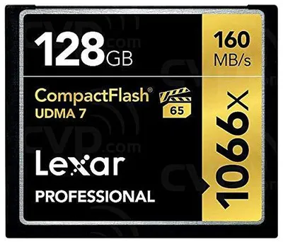 Produktbild von Lexar Compact Flash Card Professsional 1066x 128GB