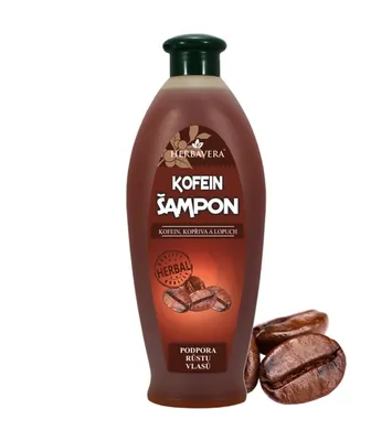 Produktbild von Herbavera vlasový šampon kofeinový 550 ml
