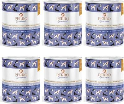 Produktbild von Mokra karma dla psa PERRO Gourmet Bażant z gruszką 6 x 800g