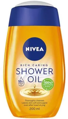 Immagine prodotto di Nivea Natural, olio detergente per la doccia, idratante (200 ml)