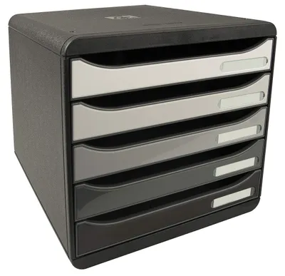 Immagine prodotto di Cassettiera Exacompta BIG-BOX PLUS 3097294D 5 cassetti bw/shades gr