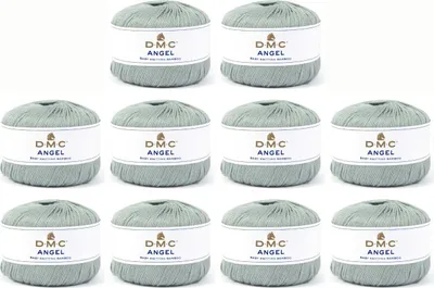 Immagine prodotto di 10x Filato DMC Angel – 80% viscosa e 20% lana, 8101, (Colore 82)