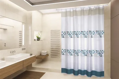 Produktbild von MSV Duschvorhang Premium Porto Grün