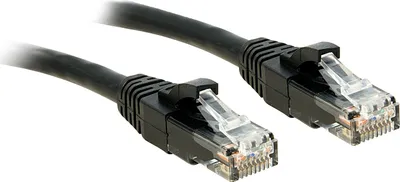 Produktbild von LINDY Patchkabel Cat6 U/UTP schwarz 5.00m