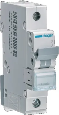 Immagine prodotto di Interruttore Hager LS 1 polo 6 kA caratteristica C 32 A Hager MCN132, 1 pz.