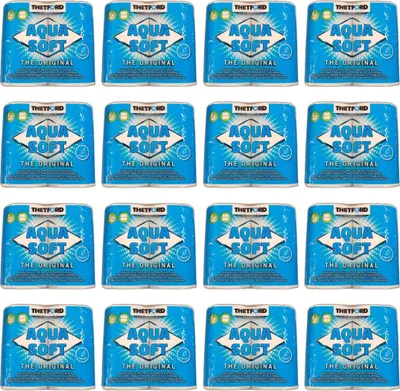 Produktbild von 24 x Thetford Aqua Soft Toilettenpapier WC Papier Campingtoilette 4 Rollen