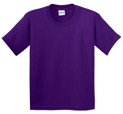 Productafbeelding van Gildan kinder T-shirt met ronde hals, korte mouwen, model FK394 (maat L) (lila)