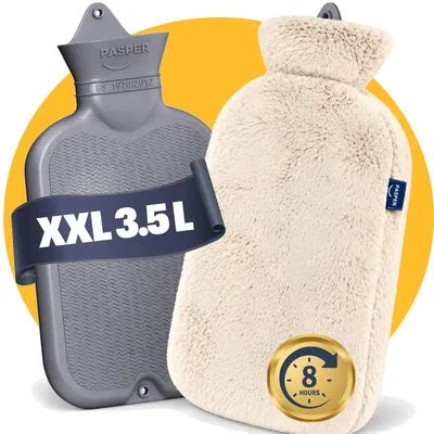Zdjęcie produktu dla Termofor XXL - 3,5 litra - Bezszwowy z pokrowcem
