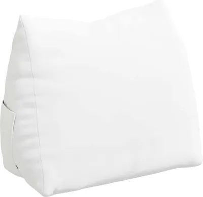 Immagine prodotto di vidaXL Cuscino schienale bianco 60 x 20 x 50 cm in tessuto