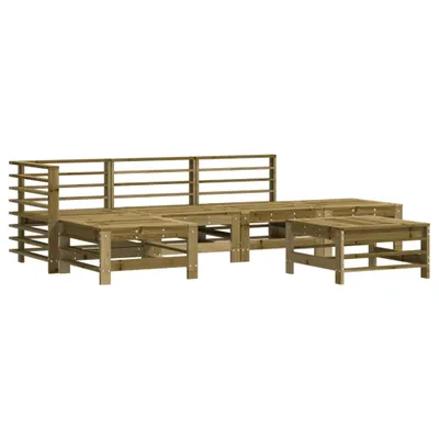 Produktbild von 6-tlg. Garten-Lounge-Set Imprägniertes Kiefernholz