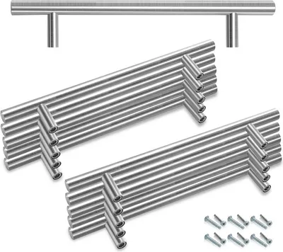 Produktbild von Jopassy Möbelgriffe Schrankgriffe Küche Schrankgriff Bad Küchengriff Büro Türgriff 220*160*10MM 100 Stück