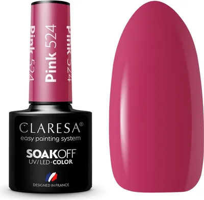 Produktbild von CLARESA Hybrid-Gel-Nagellack ROSA 524 -5g