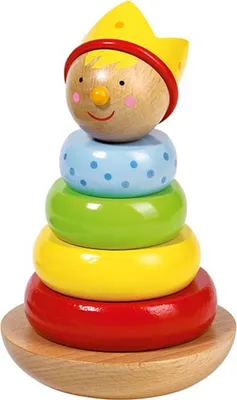 Image de goki 58577 Petit prince à empiler, basic, multicolore (1 pièce)