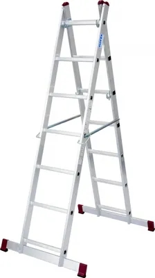 Produktbild von Krause Corda Leiterngerüst 2x7 Sprossen