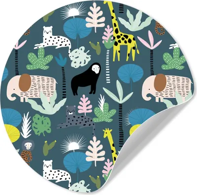 Produktbild von MuchoWow® - Tapetenkreis - Wandbild rund - Schlafzimmerdekoration - Wanddeko - runde Tapete - Kunst für zu Hause