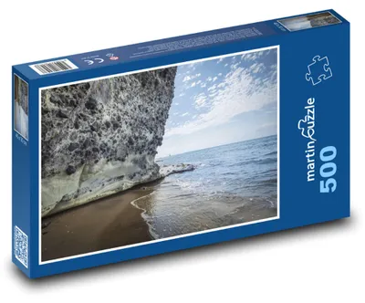 Zdjęcie produktu dla Puzzle 500 Morski Klif i Plaża - martinpuzzle