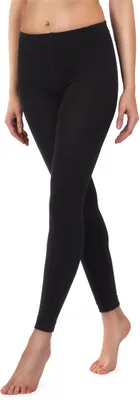 Produktbild von Merry Style Damen Thermo Leggings mit Innenfleece 24550 gefüttert Extra Warm (Schwarz, 46/48)