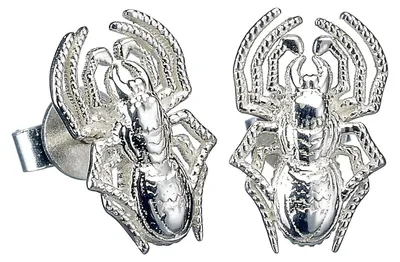 Immagine prodotto di Orecchini a bottone con spilla a forma di Aragog, in argento sterling