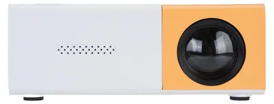 Obrázok produktu pre Malý prenosný projektor s rozlíšením 1080p, jasom 100 ANSI a 1000 lm, manuálnym zaostrovaním a podporou obrazovky s uhlopriečkou 100 palcov – LED filmový projektor