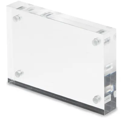 Produktbild von deflecto Magnetischer Acrylblock, Visitenkartenformat, 15 mm