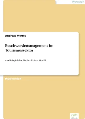 Produktbild von Beschwerdemanagement im Tourismussektor