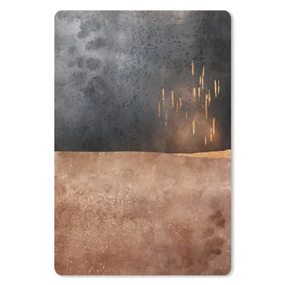 Produktbild von MuchoWow® Mauspad Mousepad Abstrakt - Gold - Design 18x27 cm - Mousepads - Maus Mat - Pad - Mausunterlage