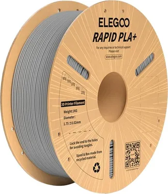 Image de Elegoo ELEGOO Rapid PLA+ Filament (Gray)