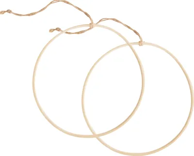 Produktbild von VBS Holzring mit Sisalband 15 cm ideal für DIY Projekte und Dekoration