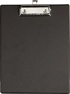 Produktbild von MAUL Klemmbrett A5 Hochformat Karton Folie schwarz