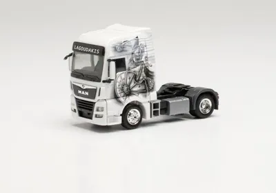 Produktbild von Herpa 314923 - 1/87 MAN TGX XXL Zugmaschine „Lagoudakis3/Leonidas"