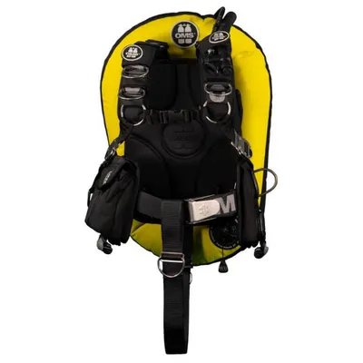 Produktbild von Oms Stainless Steel Comfort Harness Iii Signature With Performance Mono Wing 27 Lbs Speed Yellow / Black One Size
