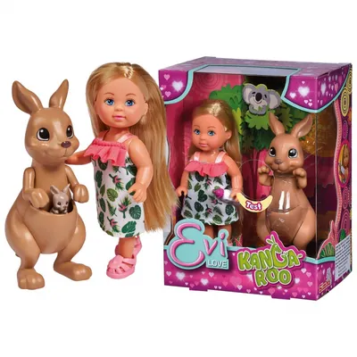 Immagine prodotto di Bambola SIMBA Evi con Kanga e Roo