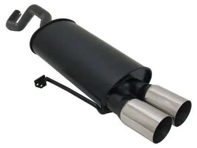 Obrázok produktu pre Novus športový výfuk pre Renault Clio 3 2x76mm RL-Design zadný tlmič s ABE