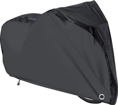 Produktbild von Wasserdichte Fahrradabdeckung 200x110x70 cm, Fahrradplane mit Ösen und Schlossöffnung, Schutzhülle aus 210D Oxford-Gewebe, Schutz vor Regen, Schnee, Staub und UV-Strahlung für alle Fahrräder