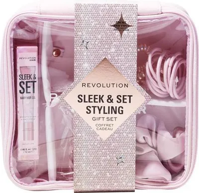 Produktbild von REVOLUTION HAIR Geschenkset für einen glatten Look: Enthält Sleek Haargel