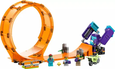 Image de LEGO 60338 City Stuntz Cascadeur chimpanzé avec rampe, moto et 3 figurines