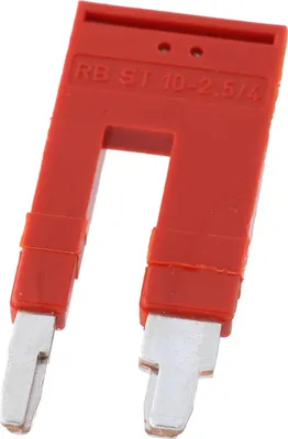 Produktbild von Phoenix Contact Reduzierbrücke RB ST 10-(2,5/4) Belastungsstrom 32A Farbe rot, Werkstoff Kupfer (Cu) - 1 Stück