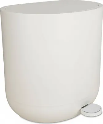 Immagine prodotto di Pattumiera a pedale per bagno con chiusura ammortizzata, 7 l, plastica