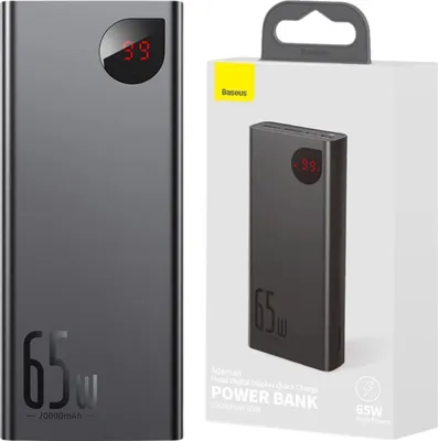 Immagine prodotto di Baseus PPIMDA-D01 banca di alimentazione ai polimeri 20000 mAh Nero