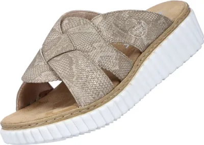 Produktbild von Rieker fsk damen sandalen Pantolette beige in Gr. 38