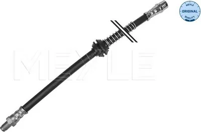 Produktbild von MEYLE 014 525 0027 Bremsschlauch Vorne passend für MERCEDES-BENZ C-Klasse Limousine (W204) C-Klasse T-modell (S204)