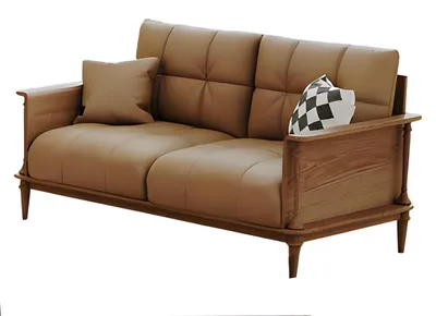 Produktbild von Moderner Textil Designer 2-Sitzer Sofa stilvolles Wohnzimmer Möbel