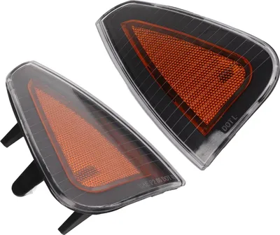 Produktbild von 2 Stück vordere Blinkerabdeckung 4806218AD Seitenmarkierungsleuchte Ersatz für Dodge Charger LX SRT8 2006-2010 Gelb