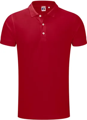 Produktbild von Russell R-566M-0 | Herren Stretch Polo Shirt / längere Ausführung - Farbe: Classic Red - Größe: XL