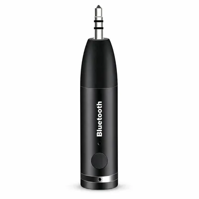 Produktbild von Bluetooth AUX Adapter, Bluetooth 5.0 Empfänger mit 3,5-mm-Klinke, Freisprechen, Dual-Verbindung, automatische Wiederverbindung, für Auto, Kopfhörer & Stereoanlage