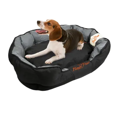 Produktbild von FATIVO Hundebett & Katzenbett mit dicker Polsterung: Robustes Hundekissen Hundekorb Haustierbett, abnehmbarer & waschbarer Bezug, Größe: XXL