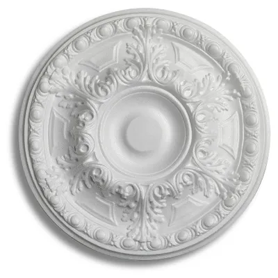 Produktbild von Decosa Rosette Emilia, weiß, Ø 48 cm - 3 Stück