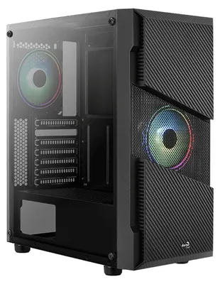 Produktbild von Aerocool Menace Saturn RGB Midi Tower Schwarz